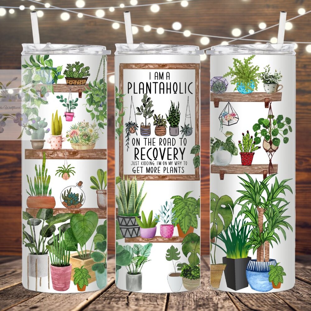 Plantoholic Metal Insulated Tumbler
